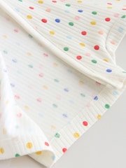 White/Blue/Red Two Way Zip Baby Rompers 3 Pack (0mths-3yrs) - Image 11 of 12