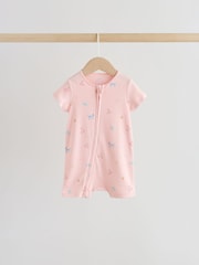 Қызғылт/Көк - Екі жақты зипті балаларға арналған комбинезондар 3 жиынтық (0ай-3жыл) - 11суретінің 3 суреті