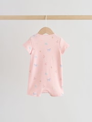 Қызғылт/Көк - Екі жақты зипті балаларға арналған комбинезондар 3 жиынтық (0ай-3жыл) - 11суретінің 6 суреті