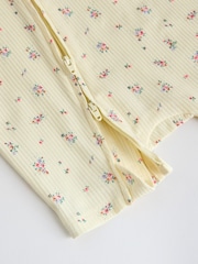 Pink/Yellow Two Way Zip Baby Rompers 3 Pack (0mths-3yrs) - Image 11 of 11