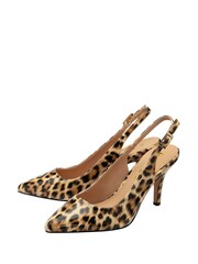 Ravel Animal Print Slingback Court Shoes - Image 2 of 4