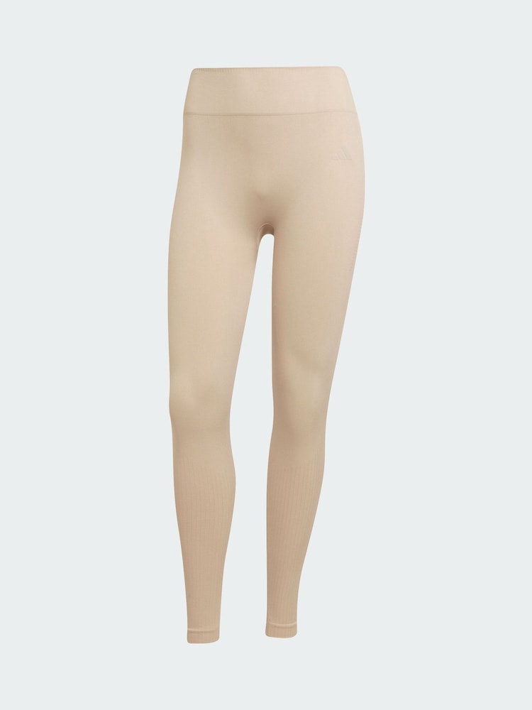 adidas Workout Essentials Full-Length Knit Leggings - صورة 5 من 5 adidas Workout Essentials Full-Length Knit Leggings - صورة 5 من 5