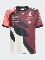 adidas Red Mercedes AMG Petronas Formula One Team Driver Jersey Replica Summer Pack T-Shirt - Image 1 of 5