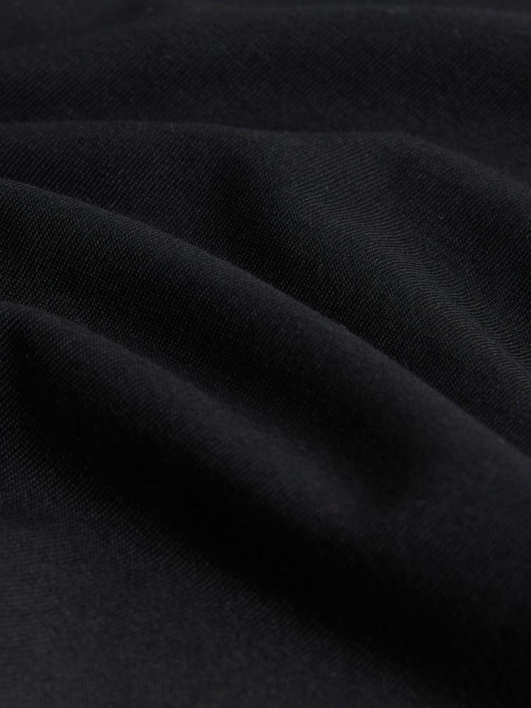 The Set 4 Pack Boxy Crop Cotton Crew Neck T-Shirts Black/Green - Image 12 of 12