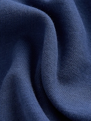 Blau - 100 % Baumwolle Sweatshirt mit Kragen im Boxy-Stil (3-16Jahre) - Bild 9 von 9