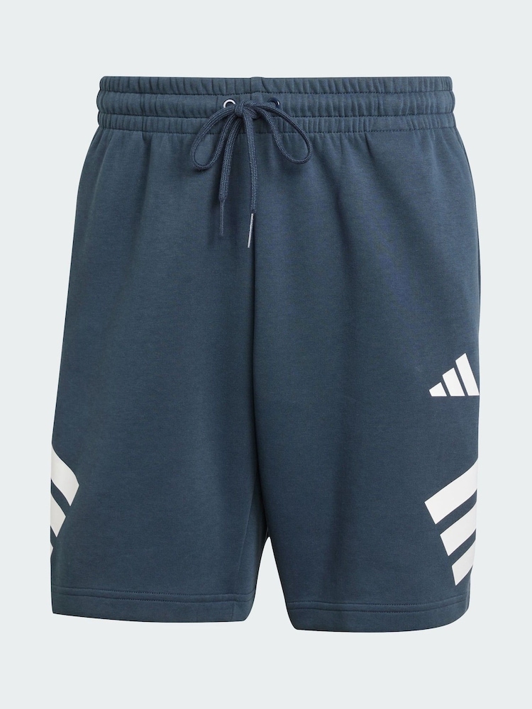 adidas Blue Future Icons 3-Stripes Shorts - Image 5 of 5