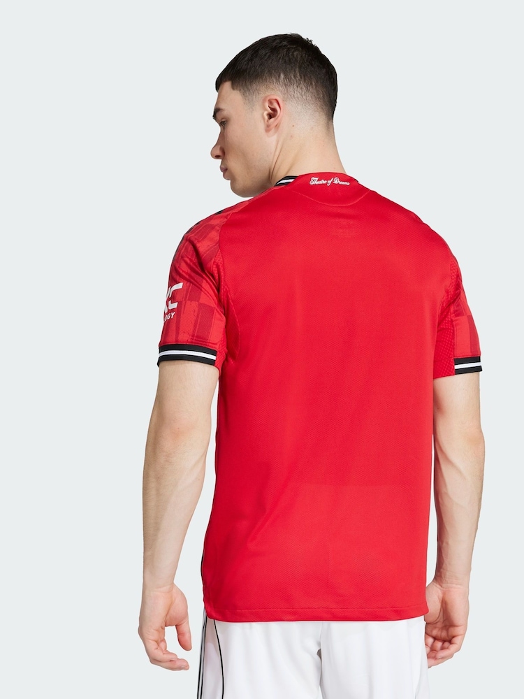 adidas Red Manchester United 25/26 Home Authentic Jersey - Image 2 of 5