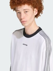 adidas Originals White Long Sleeve Jersey - Image 3 of 5
