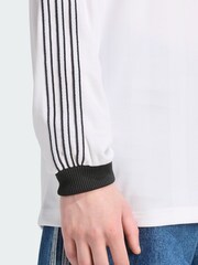 adidas Originals White Long Sleeve Jersey - Image 4 of 5