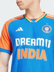 adidas Blue India Cricket T20I Jersey - Image 1 of 3