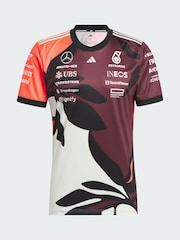 adidas Red Mercedes - AMG Petronas Formula One Team Driver Jersey Replica Summer Pack T-Shirt - Image 5 of 5