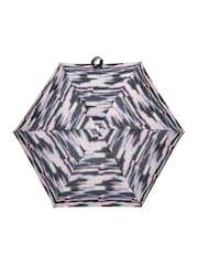 Totes Off White Compact Flat Striped Clouds Print Umbrella - Image 2 of 3