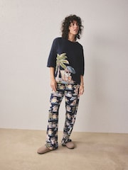 Navy Chipmunk Short Sleeve Pyjamas - Image 2 of 4