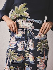 Navy Chipmunk Short Sleeve Pyjamas - Image 4 of 4