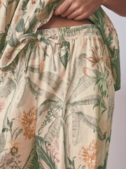 Korallenpink - Kew Collection Peplum Short Sleeve Pyjamas - Bild 5 von 8