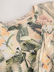 Korallenpink - Kew Collection Peplum Short Sleeve Pyjamas - Bild 8 von 8