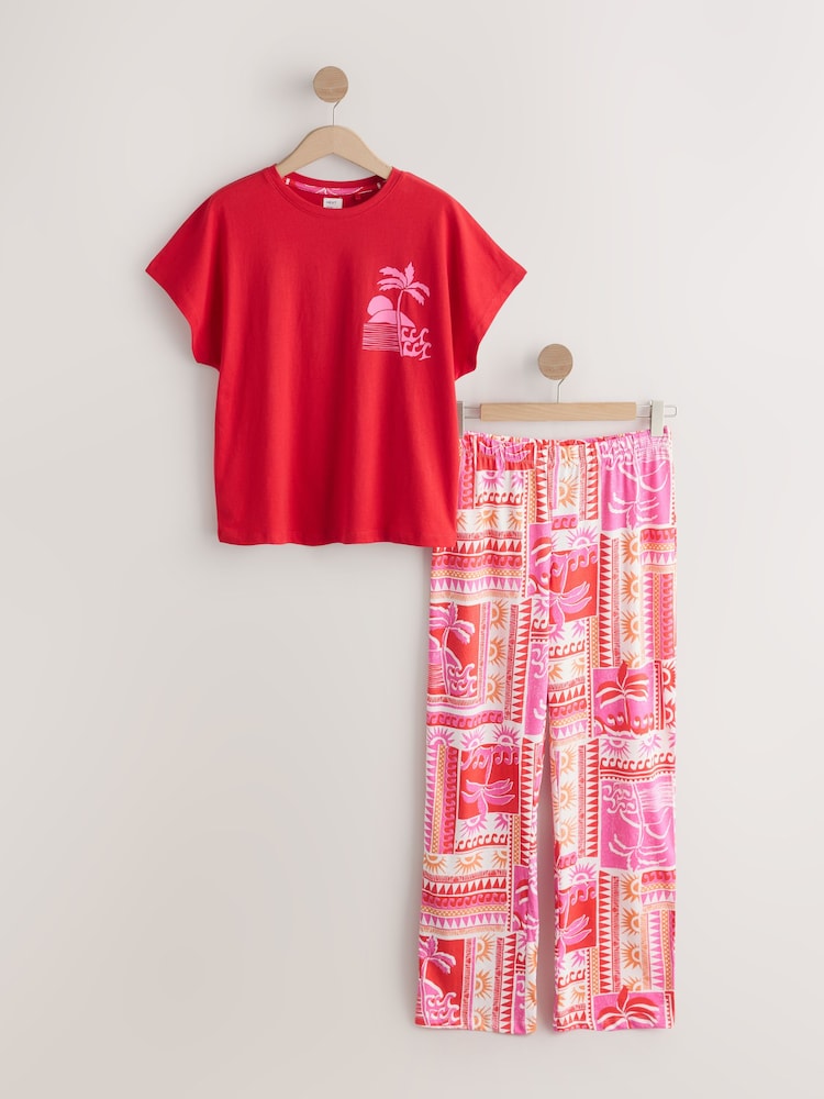 Rouge Palm - Pyjama à manches courtes - Image 1 de 4 Rouge Palm - Pyjama à manches courtes - Image 1 de 4
