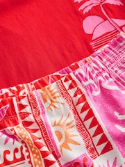 Red Palm Short Sleeve Pyjamas - Image 11 of 11