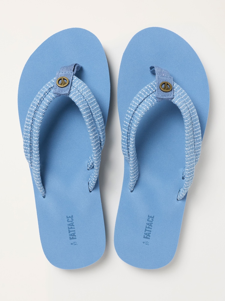 FatFace Denim Vintage Double Strap Flip Flop - Image 3 of 3