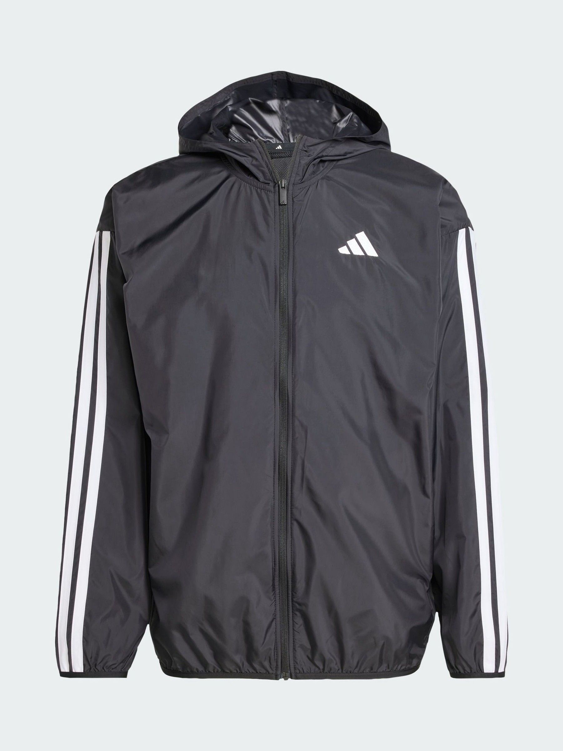 Buy adidas Black Essentials 3 Stripes Windbreaker from Next USA