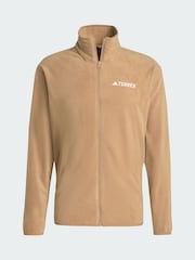 adidas Terrex Brown Multi Essentials Full-Zip Fleece Jacket - Image 5 of 5