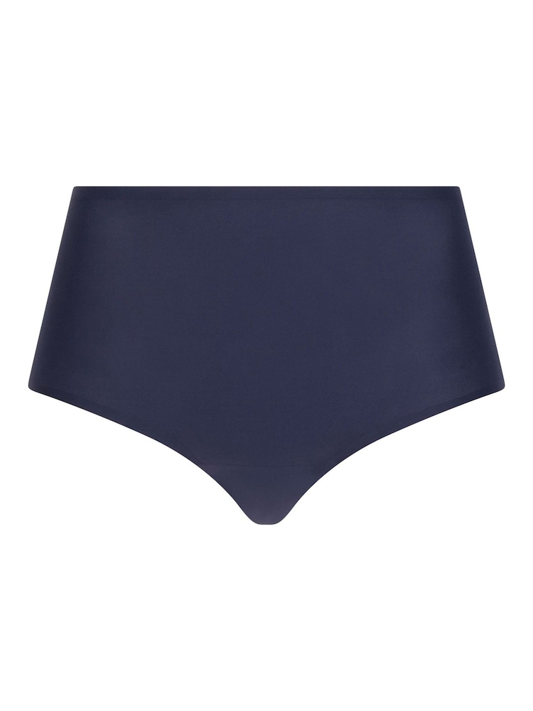 Chantelle Blue Soft Stretch Seamless One Size High Waisted Knickers - Image 3 of 3
