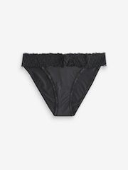Calvin Klein Black Bikini Briefs Soft Stretch Lace - Image 1 of 1