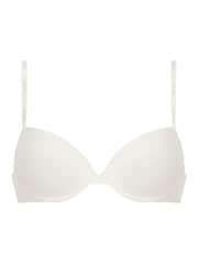 Calvin Klein White Push-Up Plunge Bra Soft Stretch Lace - Image 1 of 2