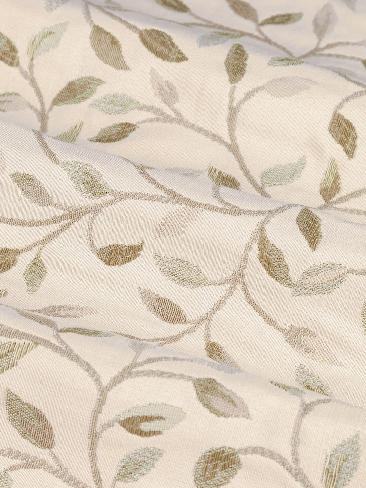 Voyage Maison Green Cervino Floral Jaquard Pencil Pleat Curtains - Image 12 of 12 Voyage Maison Green Cervino Floral Jaquard Pencil Pleat Curtains - Image 12 of 12