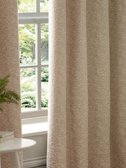 Paoletti Pink Galaxy Chenille Room Darkening Eyelet Curtains - Image 4 of 5