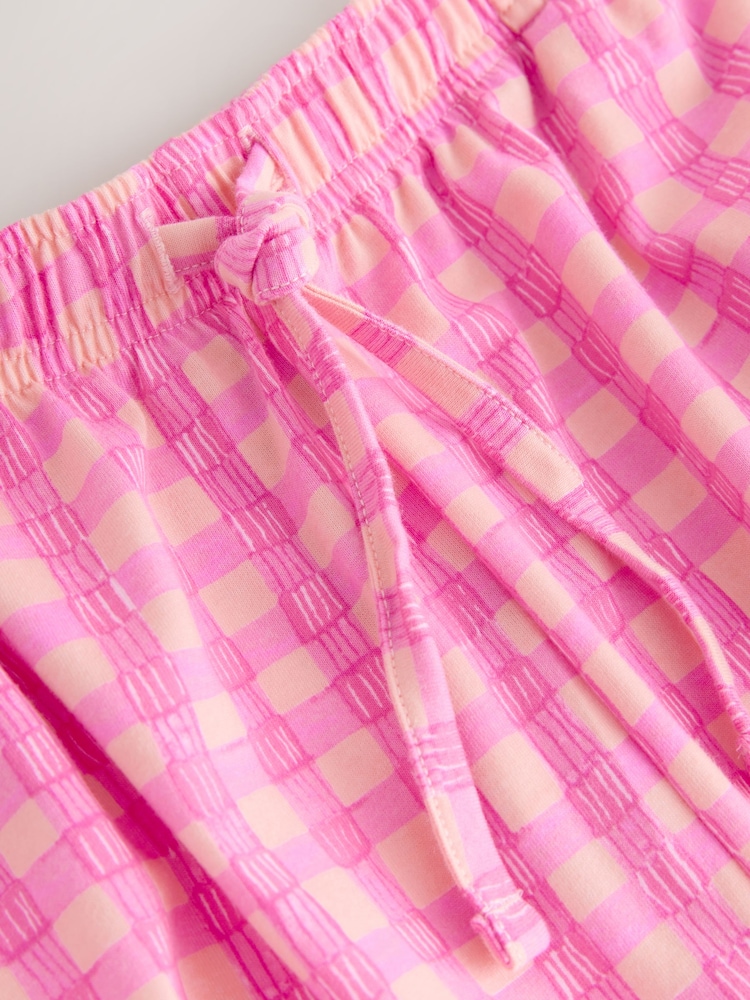 Pink Lama Graphic Short Sleeve Pyjamas - Image 10 of 10 Pink Lama Graphic Short Sleeve Pyjamas - Image 10 of 10