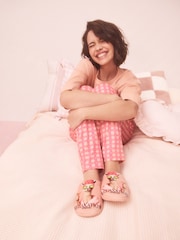 Pink Lama Graphic Short Sleeve Pyjamas - Image 3 of 10