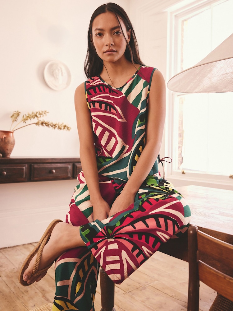 أخضر تجريدي - بيجاما صديري فيسكوز - Image 1 of 6