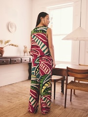 أخضر تجريدي - بيجاما صديري فيسكوز - Image 4 of 6