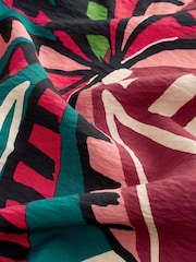 Green Abstract Viscose Vest Pyjamas - Image 8 of 9