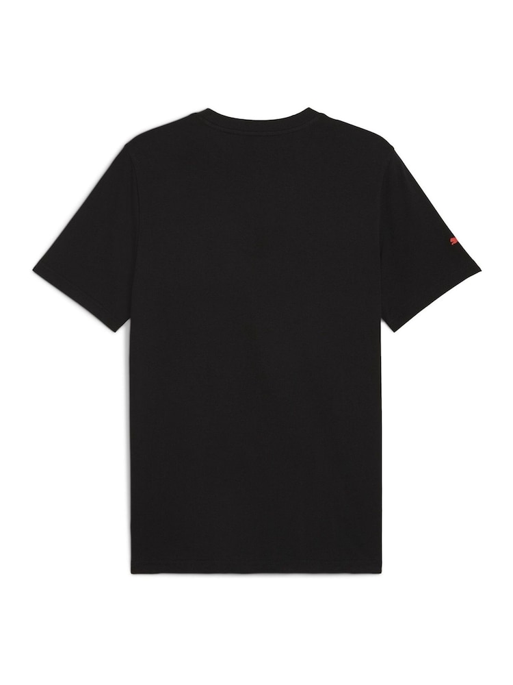 Puma Black Formula 1® Essentials Logo T-Shirt - Image 5 of 5 Puma Black Formula 1® Essentials Logo T-Shirt - Image 5 of 5