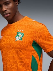 Puma Orange Ivory Coast FIF Home Replica Jersey - Image 3 of 6
