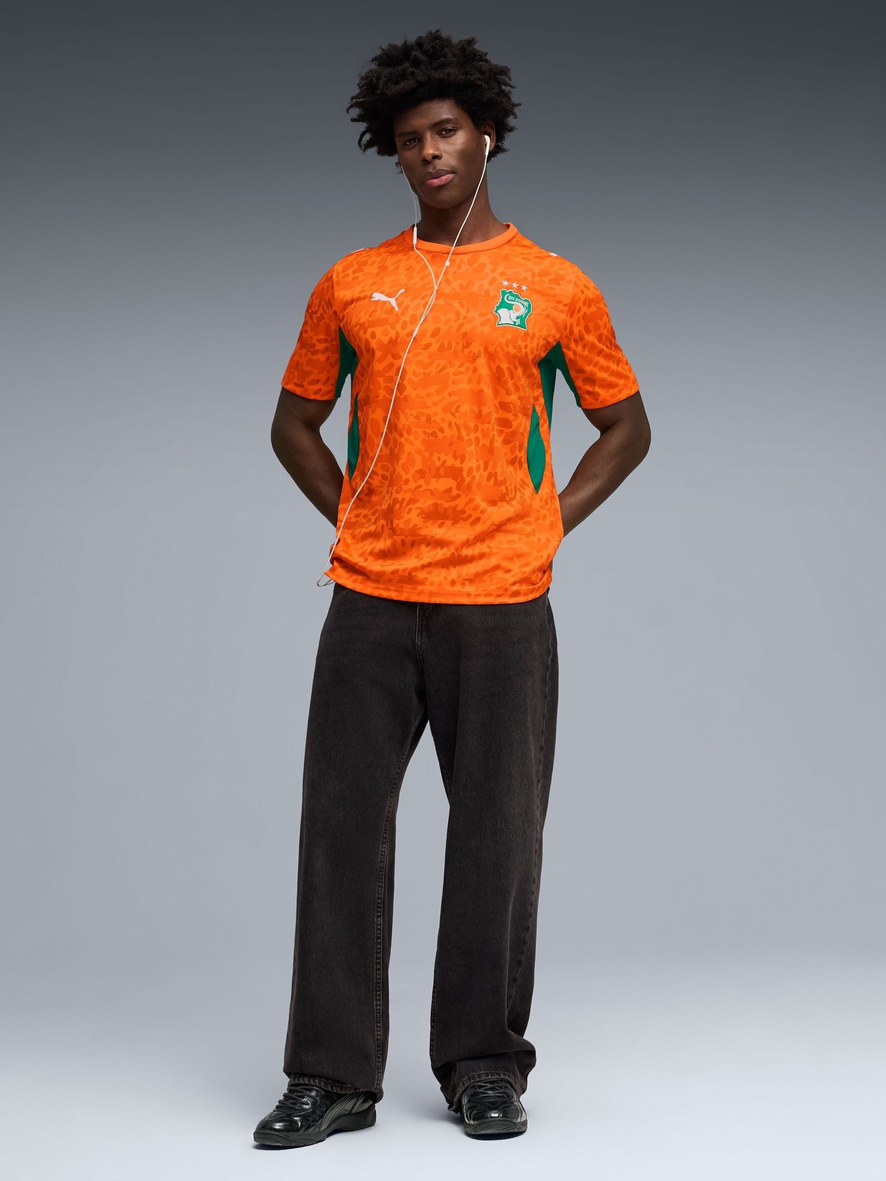 Buy Puma Orange Ivory Coast FIF Home Replica Jersey from Next USA
