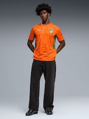 Puma Orange Ivory Coast FIF Home Replica Jersey - Image 4 of 6