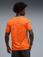 Puma Orange Ivory Coast FIF Home Replica Jersey - Image 5 of 6
