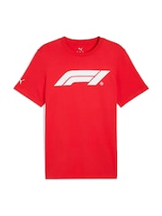 Puma Red Formula 1® Essentials Logo T-Shirt - Image 4 of 5
