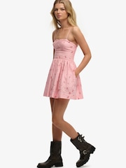 Superdry Pink Corset Cami Mini Dress - Image 5 of 8