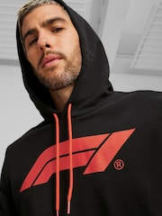 Puma Black F1® Essentials Logo Hoodie - Image 4 of 7