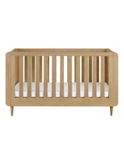 Tutti Bambini Light Oak Japandi Mini Cot Bed - Image 3 of 7