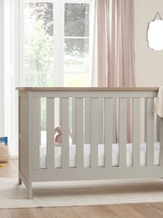 Tutti Bambini Dove Grey Oak Verona Cot Bed - Image 1 of 6