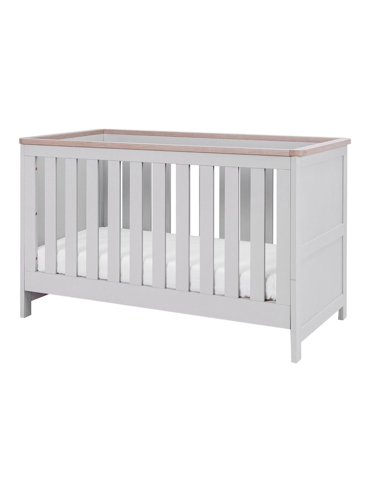 Tutti Bambini Dove Grey Oak Verona Cot Bed - Image 2 of 6 Tutti Bambini Dove Grey Oak Verona Cot Bed - Image 2 of 6