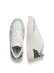 JACK & JONES White Chunky Sole PU Trainers - Image 4 of 6