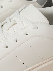 JACK & JONES White Chunky Sole PU Trainers - Image 5 of 6