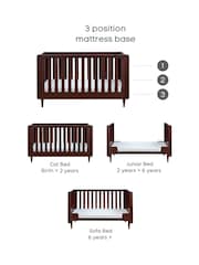 Tutti Bambini Warm Walnut Japandi Cot Bed - Image 7 of 7