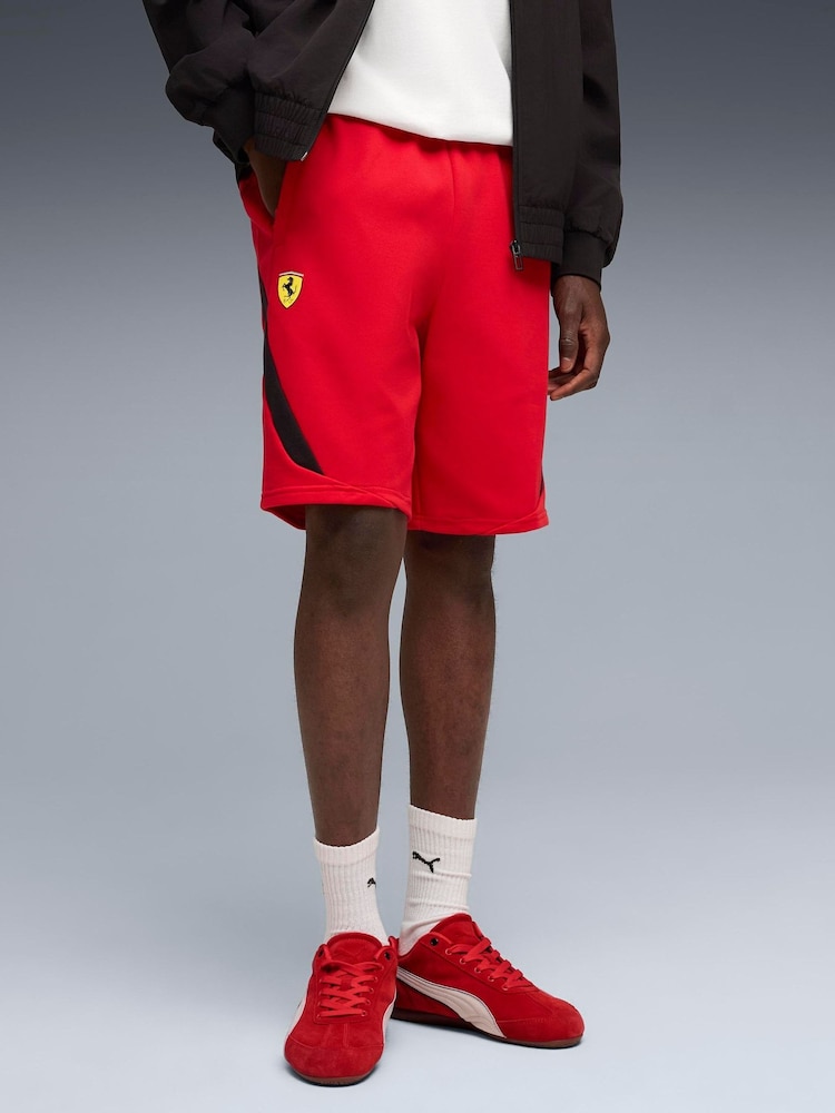 Puma Red Ferrari Sweat Shorts - Image 1 of 4